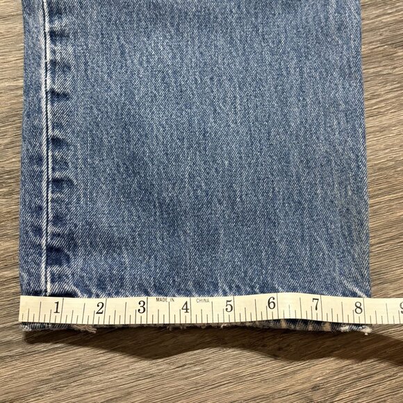 Levis Mens 550 Relaxed Fit Jeans 34x30 Medium Wash Denim Straight Leg 00s - Picture 7 of 16